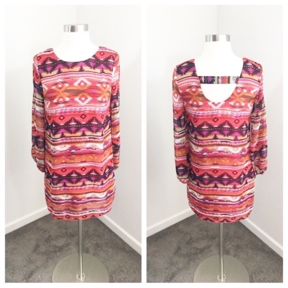 Sweet Storm tribal print dress